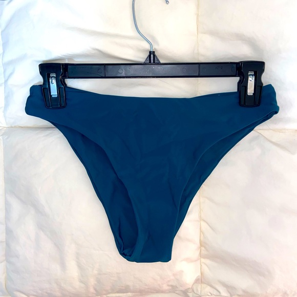 Blue Bathing Suit Set (top and bottom) | One Shoulder Top - Picture 2 of 2